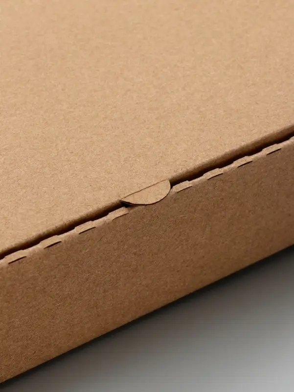 Коробка для пиццы, бурая, 32 х 32 х 6 см