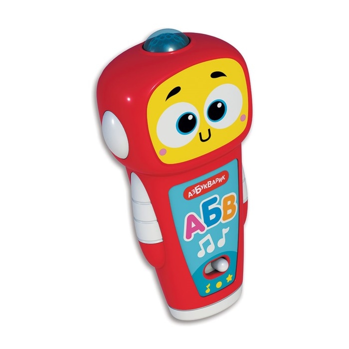 Говорящий обучающий робот &laquo;Зооазбука. Животные&raquo;, красный робот, более 500 игр, вопросов и ответов