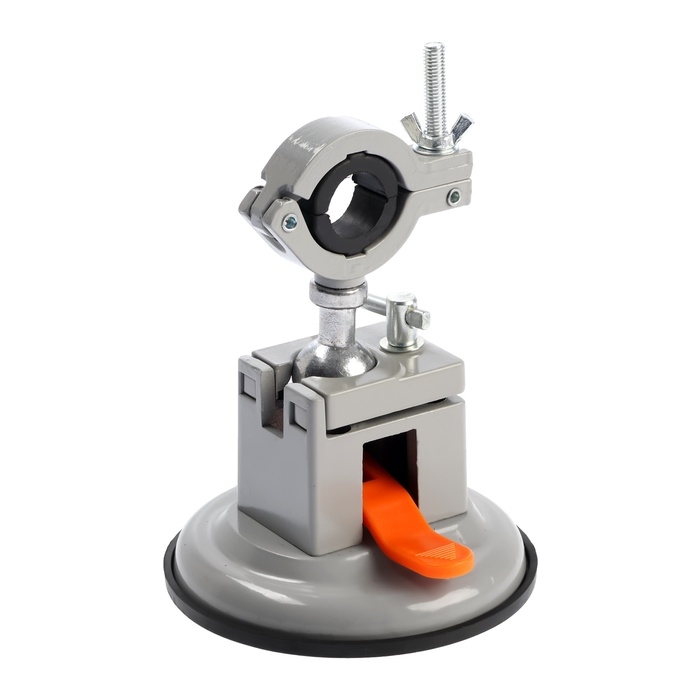 Стойка для дрели ТУНДРА, крепление на присоске, поворотная на 360&deg;, d=60 мм, высота 185 мм   1070214