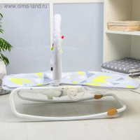 Шезлонг - качалка для новорождённых &laquo;Геометрия&raquo;, игровая дуга, игрушки МИКС