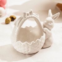 Конфетница Доляна &laquo;Зайка&raquo;, 450 мл, 20&times;13&times;16,3 см