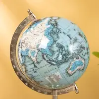 Глобус сувенирный 18х15х33 см, подставка металл
