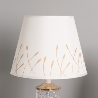 Лампа настольная &laquo;Рим&raquo; 1х40Вт Е27 + ночник 3Вт белый/золото 24.5,24,5.43см