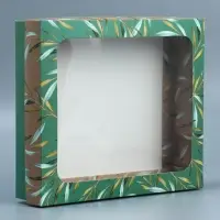 Коробка подарочная, упаковка, &laquo;Эко&raquo; , 23.5 х 20.5 х 5.5 см