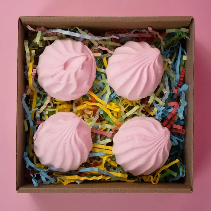 Коробка сборная без печати крышка-дно бурая с окном 14,5 х 14,5 х 6 см