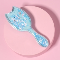 Расчёска - шейкер, 16 (&plusmn;1) &times; 6 см, цвет голубой