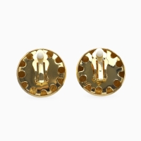 Клипсы &laquo;Тренд&raquo; объёмный круг, цвет золото