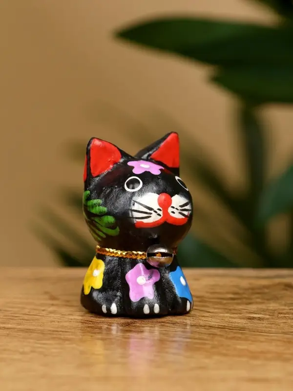 Набор сувенирный "Котята" дерево (5 штук), 4 см