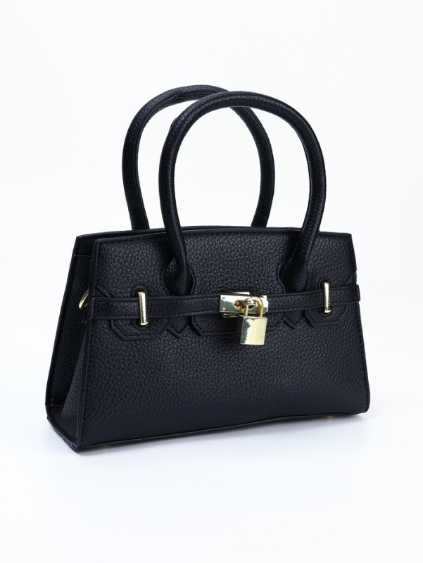 Сумка женская, 23*8*15, длин. ремень, отд. на молнии, черный