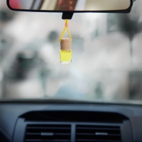 Ароматизатор в автомобиль на 23 Февраля (3 шт) &laquo;Блестящих побед&raquo;, аромат: цитрус, кофе, новая машина