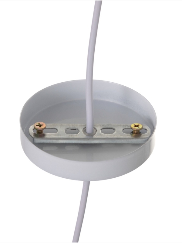 Светильник Spider 1х40Вт Е27 белый 20х20х8см