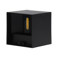 Светильник фасадный &laquo;Куб&raquo;, FSD-063, 6 Вт, 3000К, регулир. луч, IP65, 220 В, пластик, черный   100842