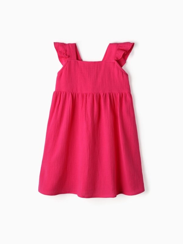 Сарафан из муслина для девочек KAFTAN, рост 116 см, розовый