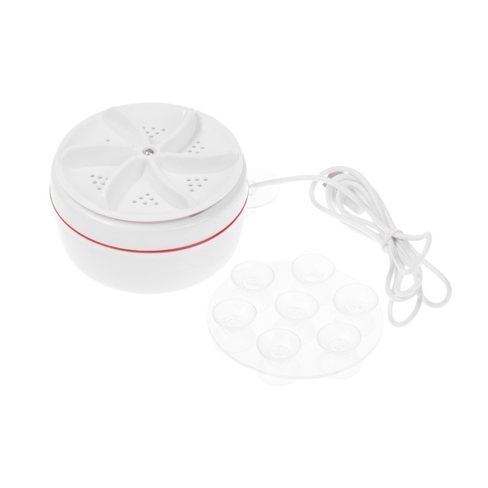 Портативная мини-стиральная машина с присосками LWM-01, компактная, белая