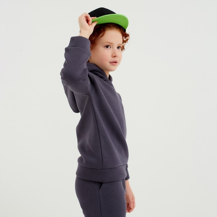 Бейсболка с прямым козырьком для мальчика MINAKU, размер 54, цвет чёрный/зеленый