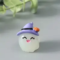 Сувенир эпоксидная смола флюоресцентный "Хэллоуин" набор 4 шт 5х5х3,5 см