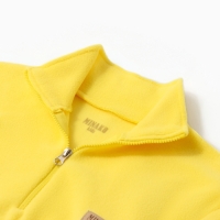 Костюм флисовый детский (худи, брюки) MINAKU цвет жёлтый, рост 110 см