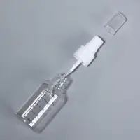 Бутылочка для хранения, с распылителем, со шкалой деления, 50 мл, белая, прозрачная