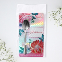 Ложка именная &laquo;Наталья&raquo;, на открытке, 3 х 14 см.