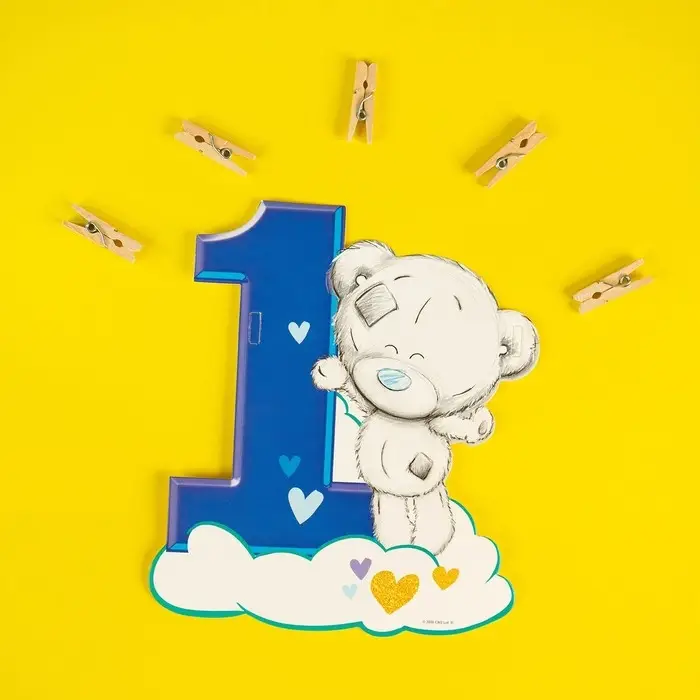 Гирлянда на ленте &laquo;Мне 1 год&raquo; с местом под фото, 15&times;16 см Me to You