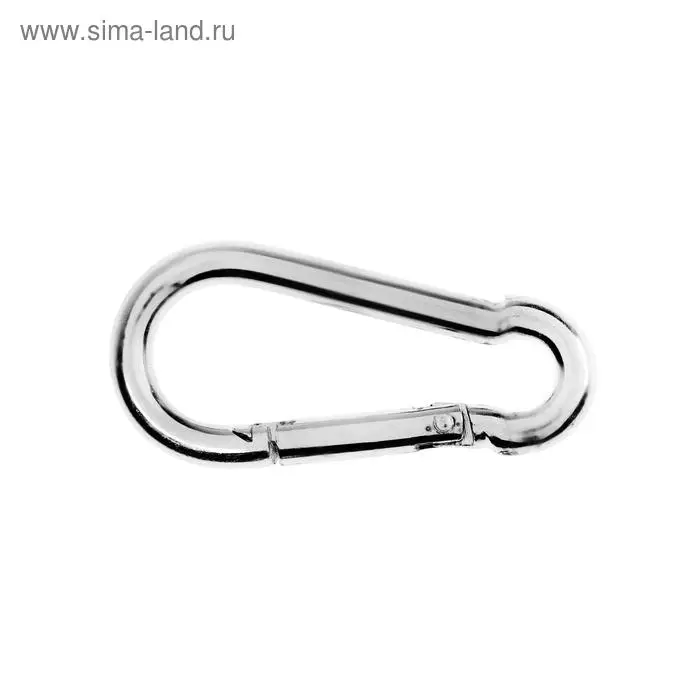 Карабин ТУНДРА krep, DIN5299С, 8&times;80 мм, оцинкованный, 1 шт.