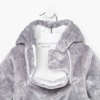 Комбинезон утеплённый «Звёздочка», цвет серый, рост 62 Комбинезон утеплённый «Звёздочка», цвет серый, рост 62