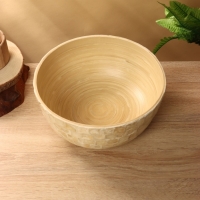 Салатник 25х25х12 см, бамбук