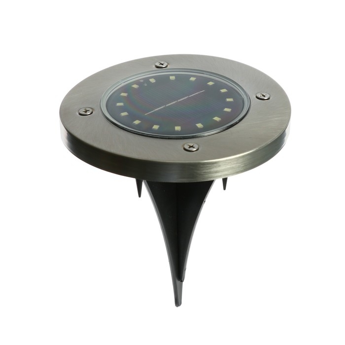 Садовый светильник на солнечной батарее, 11.5 &times; 13 &times; 11.5 см, 16 LED, свечение белое