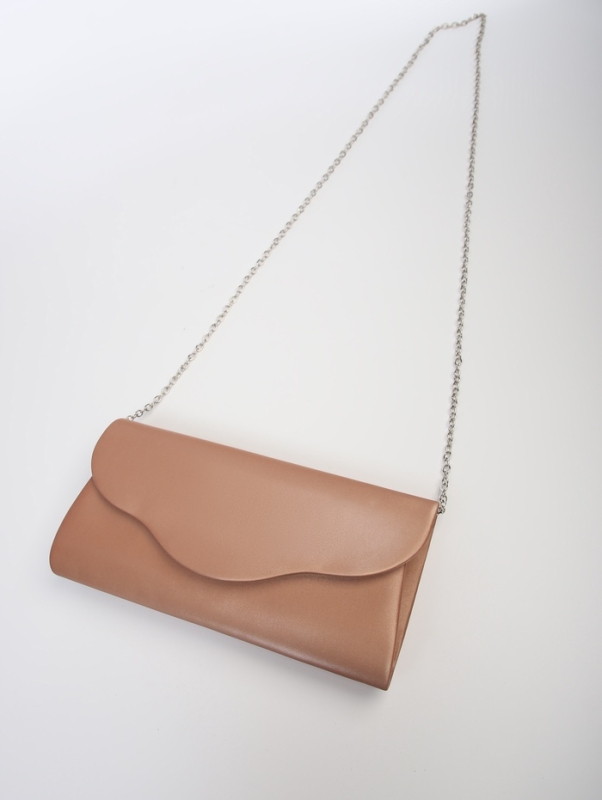 Сумка женская на магните, цвет бронзовый