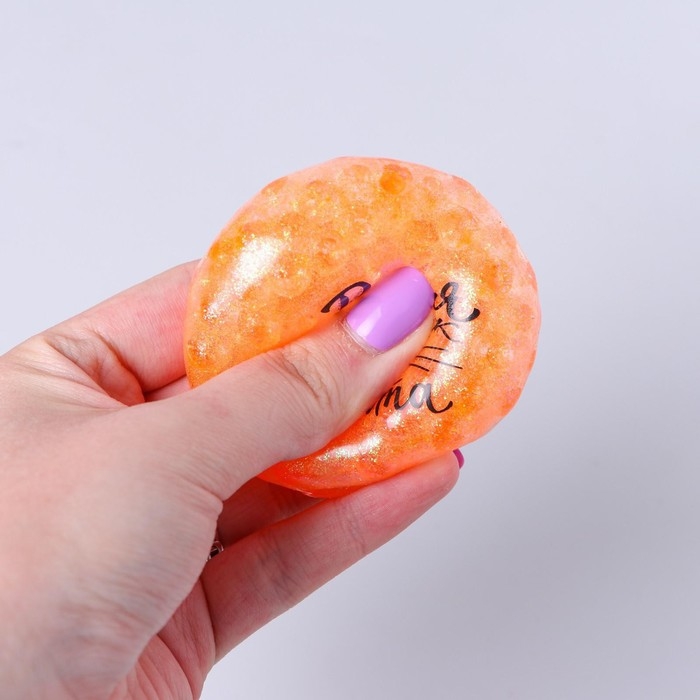 Антистресс сквиш мялка &laquo;Крокодил&raquo;, с песком, цвета МИКС, в шоубоксе, тянучка