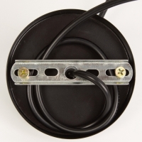 Светильник "Чикаго" 1х40Вт Е27 черный/коричневый 24,5х24,5х44(144)см