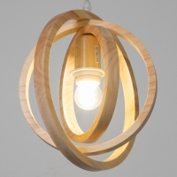 Светильник BayerLux ЭКО "Лика" 1х40Вт Е27 коричневый 25х25х100см