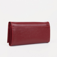 Кошелёк женский на кнопке, цвет красный