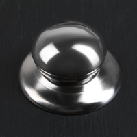 Ручка для крышки на посуду Доляна &laquo;Металлик&raquo;, d=5,5 см, цвет серебристый