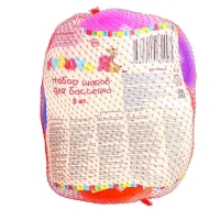 Шарики для сухого бассейна с рисунком, диаметр шара 7,5 см, набор 8 штук, цвет разноцветный Шарики для сухого бассейна с рисунком, диаметр шара 7,5 см, набор 8 штук, цвет разноцветный