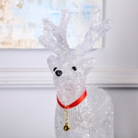 Светодиодная фигура &laquo;Оленёнок&raquo; 28 &times; 36 &times; 18 см, акрил, 40 LED, 220 В, свечение белое