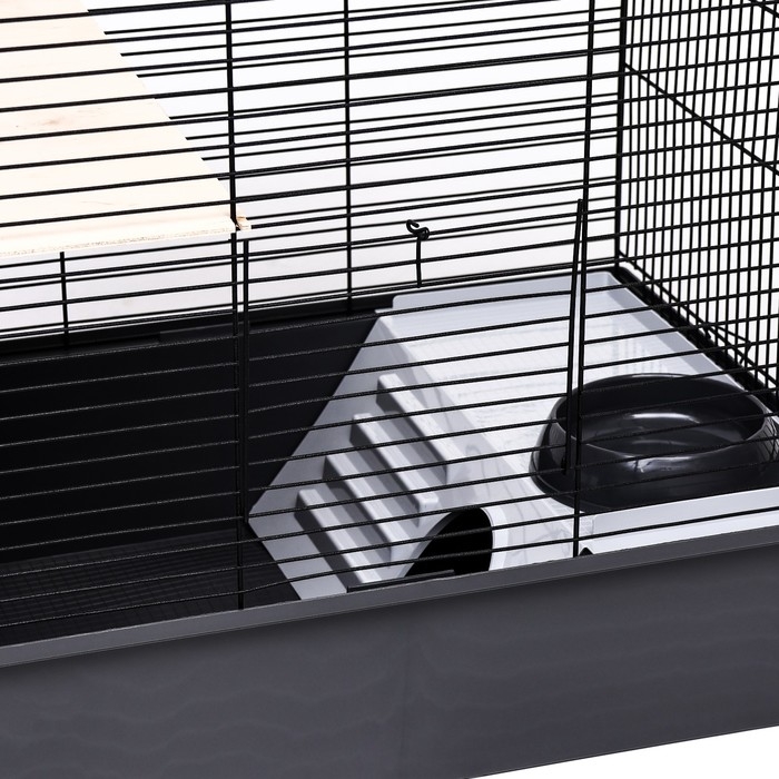 Клетка для шиншиллы "Пижон" №19, разборная, 58 х 40 х 49, серая