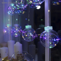 Гирлянда &laquo;Бахрома&raquo; 2.5 &times; 0.7 м роса с насадками &laquo;Шарики&raquo;, IP20, серебристая нить, 150 LED, свечение мульти, 12 В