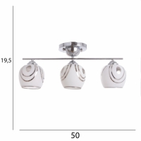 Люстра "Карри" 3х40Вт Е27 Хром МОДЕЛЬ: 2800431 Люстра "Карри" 3х40Вт Е27 Хром МОДЕЛЬ: 2800431