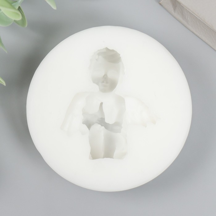 Молд силикон Молд силикон "Ангел с голубем" 4,5х4 см, вес изд 9,6 гр МИКС