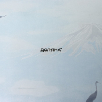 Набор для суши из стекла Доляна &laquo;Журавль&raquo;, 3 предмета: соусники 8&times;2 см, 8&times;6 см, подставка 25&times;15&times;2 см