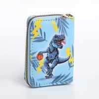 Кошелёк детский на молнии «Выбражулька», цвет голубой Кошелёк детский на молнии «Выбражулька», цвет голубой