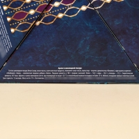 Подарочный набор &laquo;Время чудес&raquo;: чай чёрный со вкусом: ваниль и карамель 20 г., чай зелёный с жасмином 20 г., арахис шоколаде70 г., шоколадные конфеты 100 г., крем-мёд с апельсином 30 г.