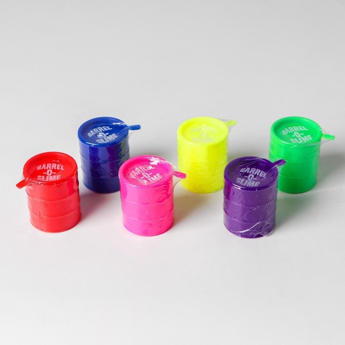 Лизун - слайм &laquo;Бочка&raquo;, цвета МИКС