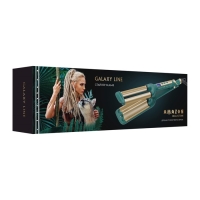 Стайлер Galaxy LINE GL 4648, 80 Вт, керамическое покрытие, d=16 мм, до 230°C, зелёный Стайлер Galaxy LINE GL 4648, 80 Вт, керамическое покрытие, d=16 мм, до 230°C, зелёный