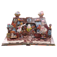 Книга с объемными картинками &laquo;Алиса в Зазеркалье&raquo;