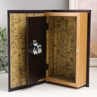 Сейф-книга дерево кожзам "Семейные традиции" 21х13х5 см