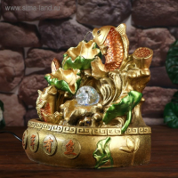 Фонтан настольный от сети, подсветка "Золотые карпы" 31х29,5х20 см Фонтан настольный от сети, подсветка "Золотые карпы" 31х29,5х20 см