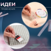 Портновский набор: булавки 40 шт, иглы 16 шт, в блистере, цвет МИКС Портновский набор: булавки 40 шт, иглы 16 шт, в блистере, цвет МИКС