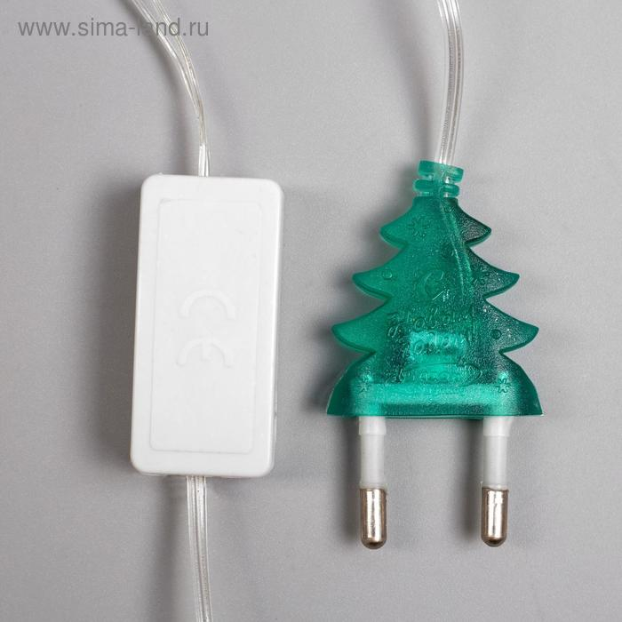 Светодиодная фигура &laquo;Дед Мороз на парашюте&raquo; 19 &times; 42 см, пластик, 220 В, свечение мульти (RG/RB)